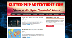 Desktop Screenshot of gutterpupadventures.com